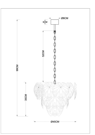 Подвесная люстра Arte Lamp Kapri A4078LM-6GO &mdash; svetrussia.ru