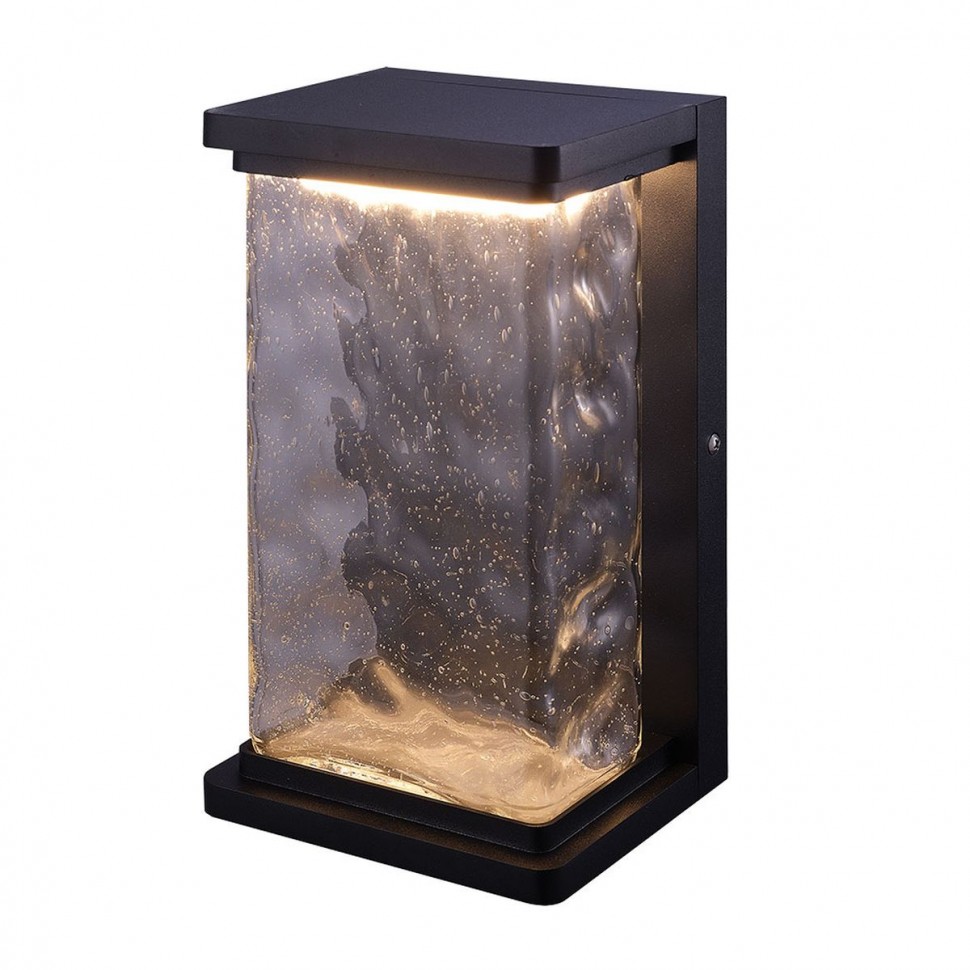 Уличный настенный светодиодный светильник Arte Lamp Atlantis A2313AL-1BK фото 1 &mdash; svetrussia.ru
