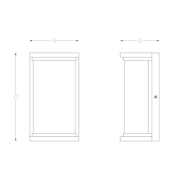 Уличный настенный светодиодный светильник Arte Lamp Atlantis A2313AL-1BK &mdash; svetrussia.ru