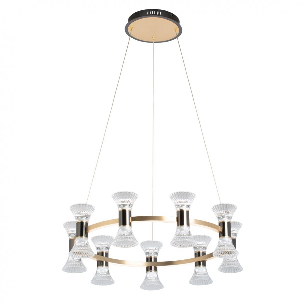 Люстра подвесная DeMarkt Вальтер 551012709 фото 1 — svetrussia.ru