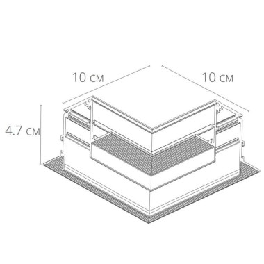 Коннектор L-образный Arte Lamp Linea-Accessories A480733 &mdash; svetrussia.ru