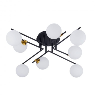 Потолочная люстра Arte Lamp Gemini A2243PL-8BK &mdash; svetrussia.ru