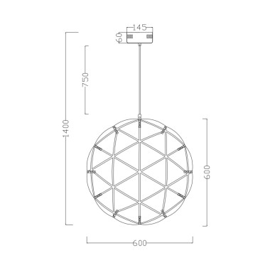 Подвесной светодиодный светильник Freya Amber FR5099PL-L45CH &mdash; svetrussia.ru