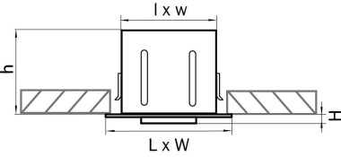 Встраиваемый светильник Lightstar Cardano 16 214028 &mdash; svetrussia.ru