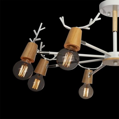 Потолочная люстра Loft IT Sven 10024/8 White &mdash; svetrussia.ru