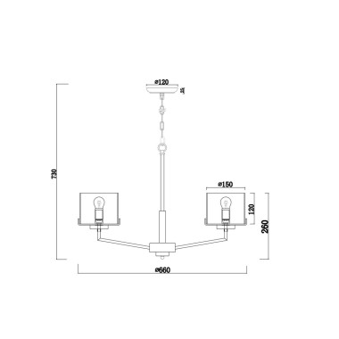 Подвесная люстра Freya Karen FR5096PL-05CH &mdash; svetrussia.ru