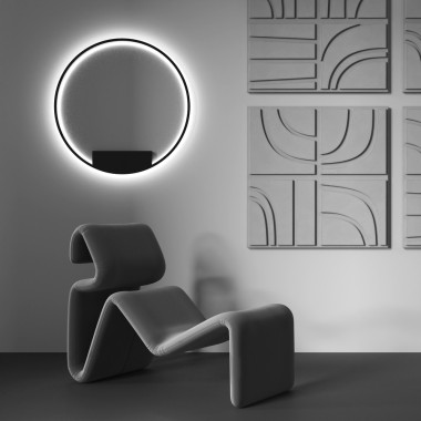 Настенный светодиодный светильник Maytoni Rim MOD058WL-L50BK &mdash; svetrussia.ru