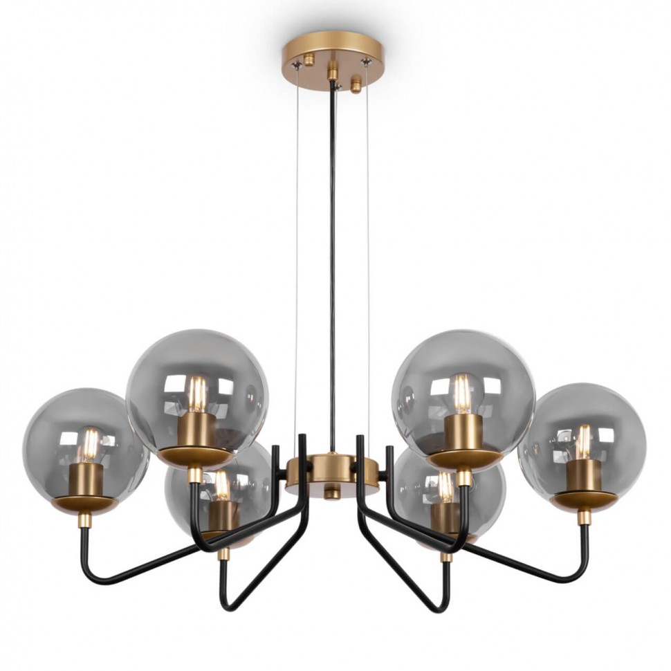 Подвесная люстра Freya Moricio FR5140PL-06GB фото 1 &mdash; svetrussia.ru