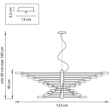 Подвесная люстра Lightstar Ragno 733247 &mdash; svetrussia.ru