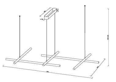 Подвесной светодиодный светильник Maytoni Radiance MOD278PL-L50G3K &mdash; svetrussia.ru