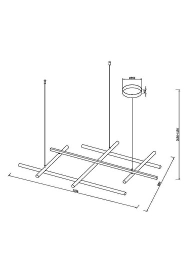 Подвесной светодиодный светильник Maytoni Radiance MOD278PL-L86G3K &mdash; svetrussia.ru