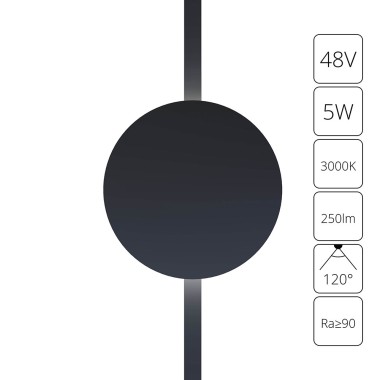 Трековый светодиодный светильник Arte Lamp Rapid A1163PL-1BK &mdash; svetrussia.ru