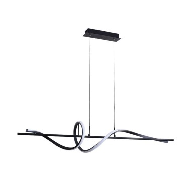Подвесной светодиодный светильник Arte Lamp Twisted A4587SP-30BK &mdash; svetrussia.ru