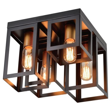 Потолочная люстра Lussole Loft Bullock LSP-8409 &mdash; svetrussia.ru