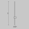 Настенный светодиодный светильник Maytoni Light Stick MOD237WL-L11BS3K фото 3 &mdash; svetrussia.ru