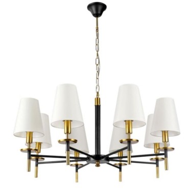 Подвесная люстра Arte Lamp Riccardo A4075LM-8BK &mdash; svetrussia.ru