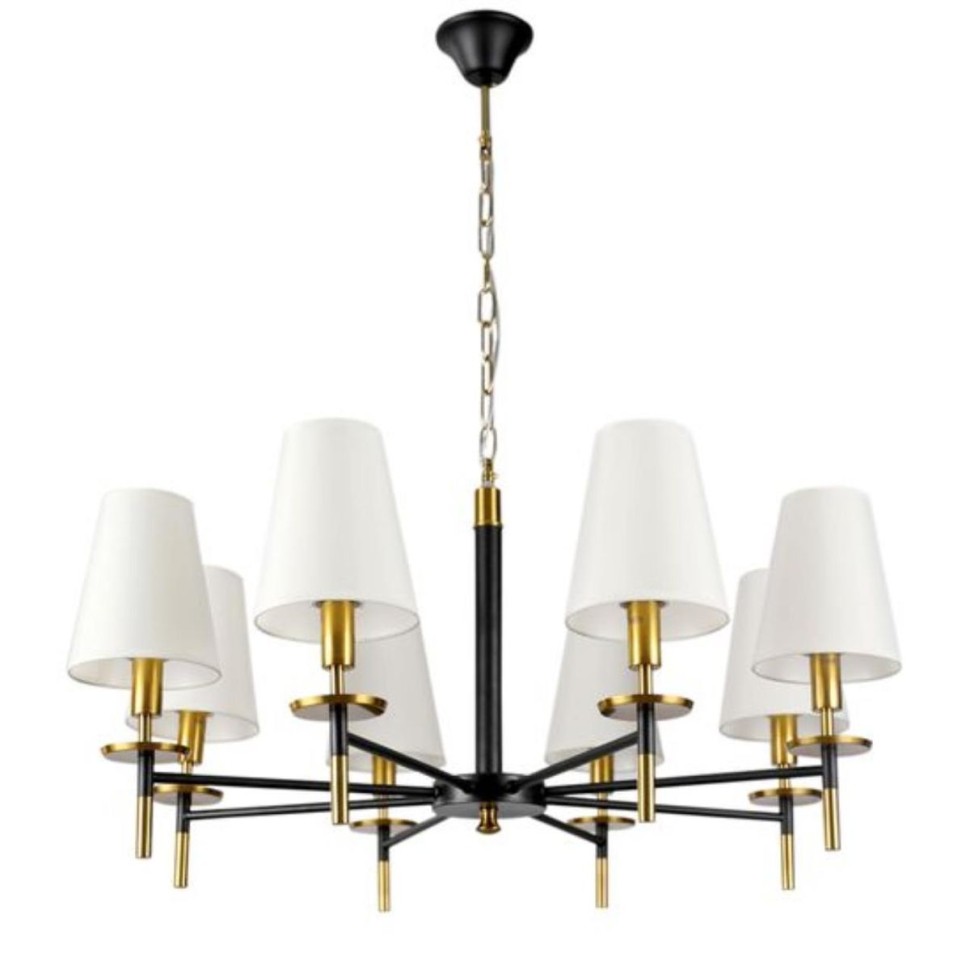 Подвесная люстра Arte Lamp Riccardo A4075LM-8BK фото 1 &mdash; svetrussia.ru