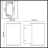Уличный настенный светодиодный светильник Odeon Light Nature Long 7142/12WL фото 2 &mdash; svetrussia.ru