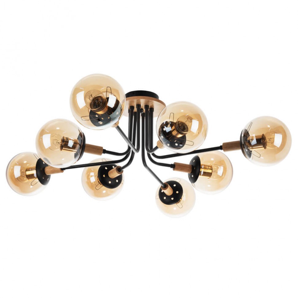 Потолочная люстра Arte Lamp Oxford A2716PL-8BK фото 1 &mdash; svetrussia.ru