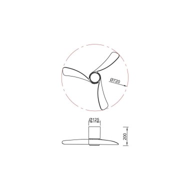 Люстра-вентилятор Mantra NEMO XS 9054 &mdash; svetrussia.ru