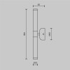 Настенный светильник Maytoni Modern Axis MOD106WL-L10G3K фото 3 &mdash; svetrussia.ru