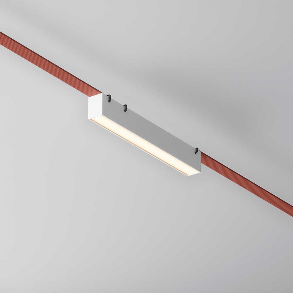 Подвесной светодиодный светильник Maytoni Technical Pendant system Parity Basis TR129B-12W3K-W фото 1 &mdash; svetrussia.ru