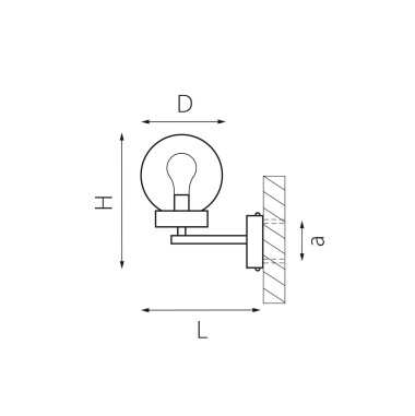 Уличный настенный светильник Lightstar Bolla 373620 &mdash; svetrussia.ru