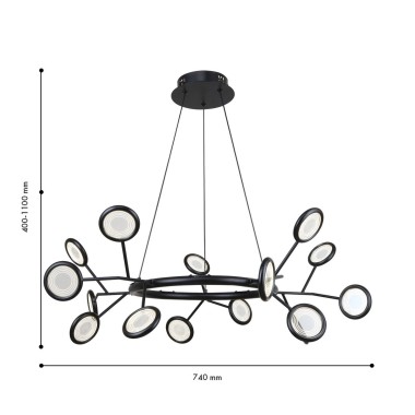 Подвесная светодиодная люстра F-Promo Mugs 4252-15P &mdash; svetrussia.ru
