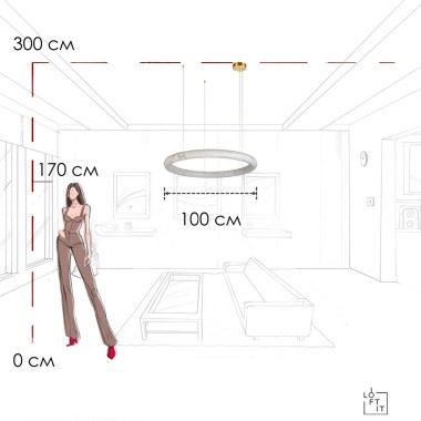 Подвесной светильник LOFT IT Oslo 10407/1000 &mdash; svetrussia.ru