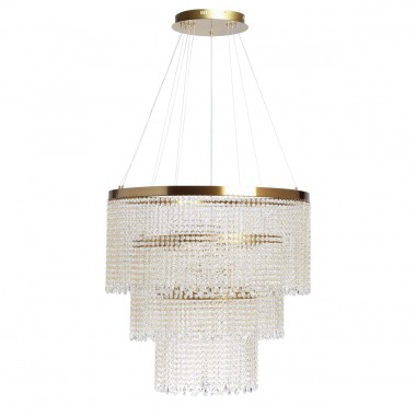 Подвесная светодиодная люстра Chiaro Вассерфал 3 617010703 &mdash; svetrussia.ru