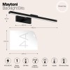 Подсветка для картин Maytoni Bris MIR008WL-L12B4K фото 2 &mdash; svetrussia.ru