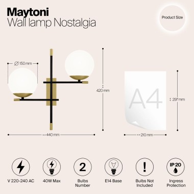 Бра Maytoni Nostalgia MOD050WL-02G &mdash; svetrussia.ru