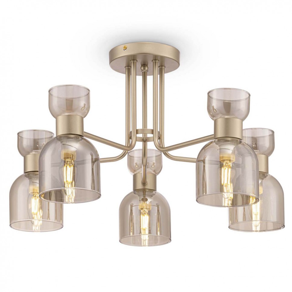 Потолочная люстра Freya Isla FR5094PL-05G фото 1 &mdash; svetrussia.ru