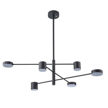 Люстра на штанге Arte Lamp STANLEY A2476PL-40BK &mdash; svetrussia.ru