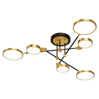 Потолочная светодиодная люстра Lussole Loft Gilbert LSP-8433 &mdash; svetrussia.ru