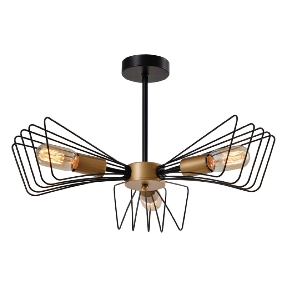 Потолочная люстра Lussole Loft Durham LSP-8795 фото 1 &mdash; svetrussia.ru