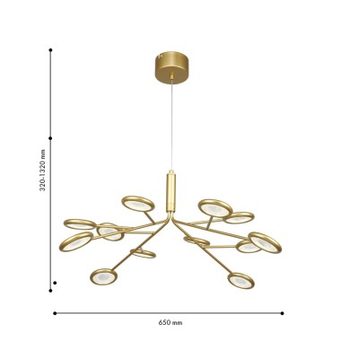 Подвесная светодиодная люстра F-Promo Mugs 4253-12P &mdash; svetrussia.ru