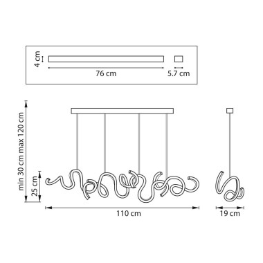Люстра подвесная Corinto Lightstar 637117 &mdash; svetrussia.ru