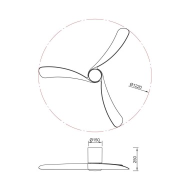 Люстра-вентилятор Mantra NEMO M 9047 &mdash; svetrussia.ru