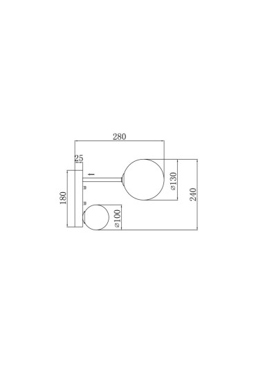 Бра Freya Sphirity FR5376WL-02B &mdash; svetrussia.ru