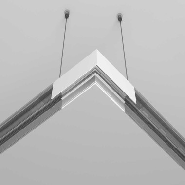 Коннектор угловой Maytoni Technical Exility TRA034HCL-41W &mdash; svetrussia.ru