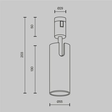 Трековый светильник  Maytoni Technical Focus Led TR144-1-12W4K-W-BS &mdash; svetrussia.ru