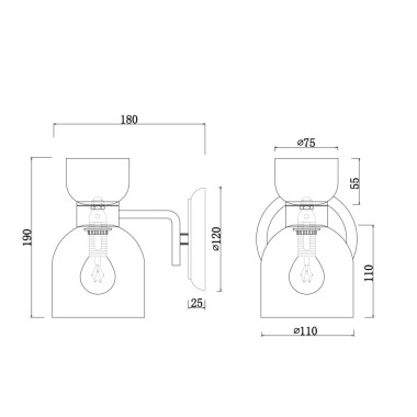 Бра Freya Isla FR5094WL-01G &mdash; svetrussia.ru