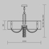 Подвесная люстра Maytoni Talento DIA008PL-06CH фото 2 &mdash; svetrussia.ru