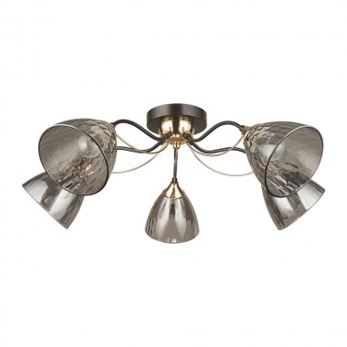 Потолочная люстра Arte Lamp LILY A4366PL-5BK &mdash; svetrussia.ru