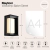 Уличный настенный светодиодный светильник Maytoni Baker Street O021WL-L10B4K фото 2 &mdash; svetrussia.ru