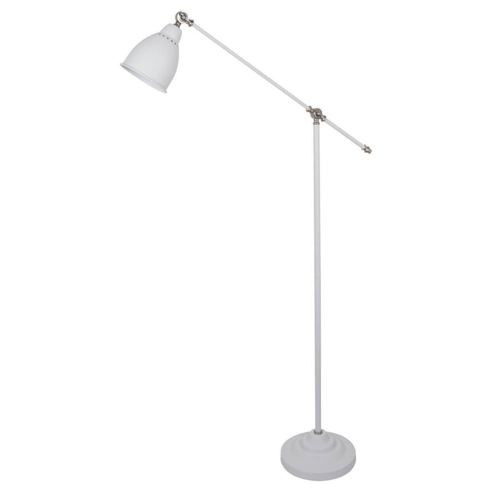 Торшер Arte Lamp Braccio A2054PN-1WH фото 1 &mdash; svetrussia.ru