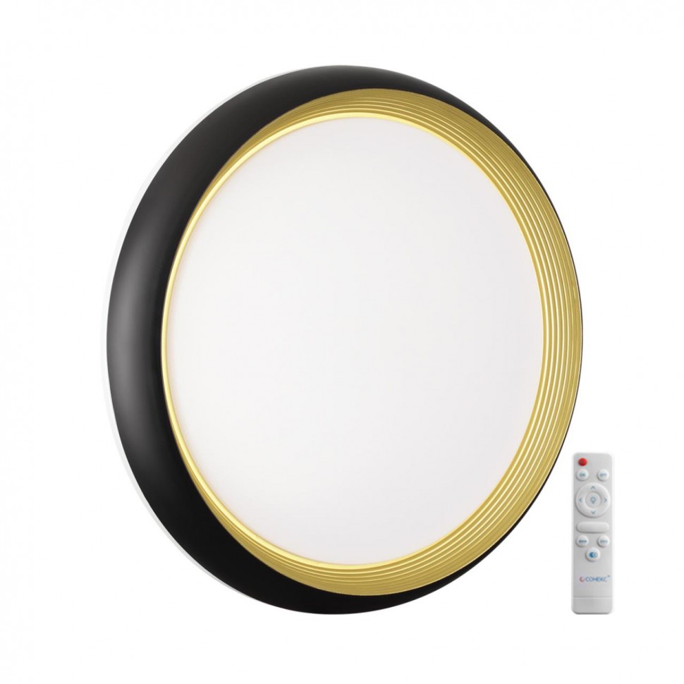 Настенно-потолочный светодиодный светильник Sonex Pale Tofiq Black 7651/EL фото 1 &mdash; svetrussia.ru