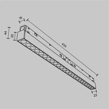 Трековый светильник Maytoni Technical Points TR031-4-24WTW-M-DSZ-W &mdash; svetrussia.ru