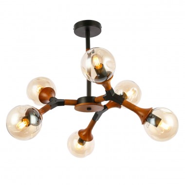 Потолочная люстра Evoluce Raquel SLE109402-06 &mdash; svetrussia.ru